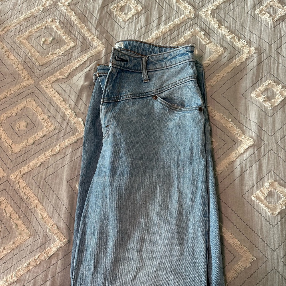 Abercrombie & Fitch Blue Straight Leg Jeans Timeless Style